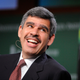 Mohamed El-Erian, CEO and Co-Chief Investment Officer, Pacific Investment Management Co., laughs at a comment during the "Financial Recovery: When and How?" panel at the 2009 Milken Institute Global Conference in Beverly Hills, California April 27, 2009.